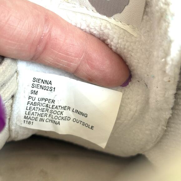 Steve Madden Sienna Metallic Snake Print Star Lace Up Sneakers Size 9 - Picture 10 of 10